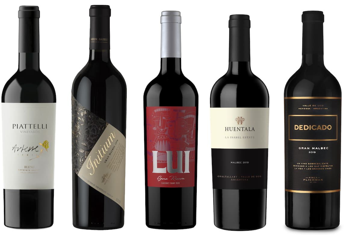 Cinco de las etiquetas elegidas por los expertos