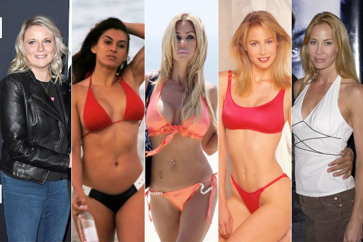 Cinco de las seis esposas de Lorenzo Lamas: Kenna Scott, Shauna Craig, Shauna Sands, Kathleen Kinmont y Victoria Hilbert