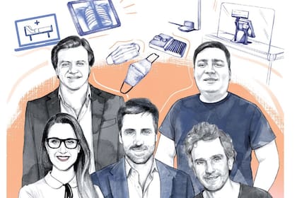 Cinco historias de argentinos que apelaron al ingenio para reconvertirse en tiempo récord y generar o potenciar innovaciones con alcance social en medio de la crisis del Covid-19