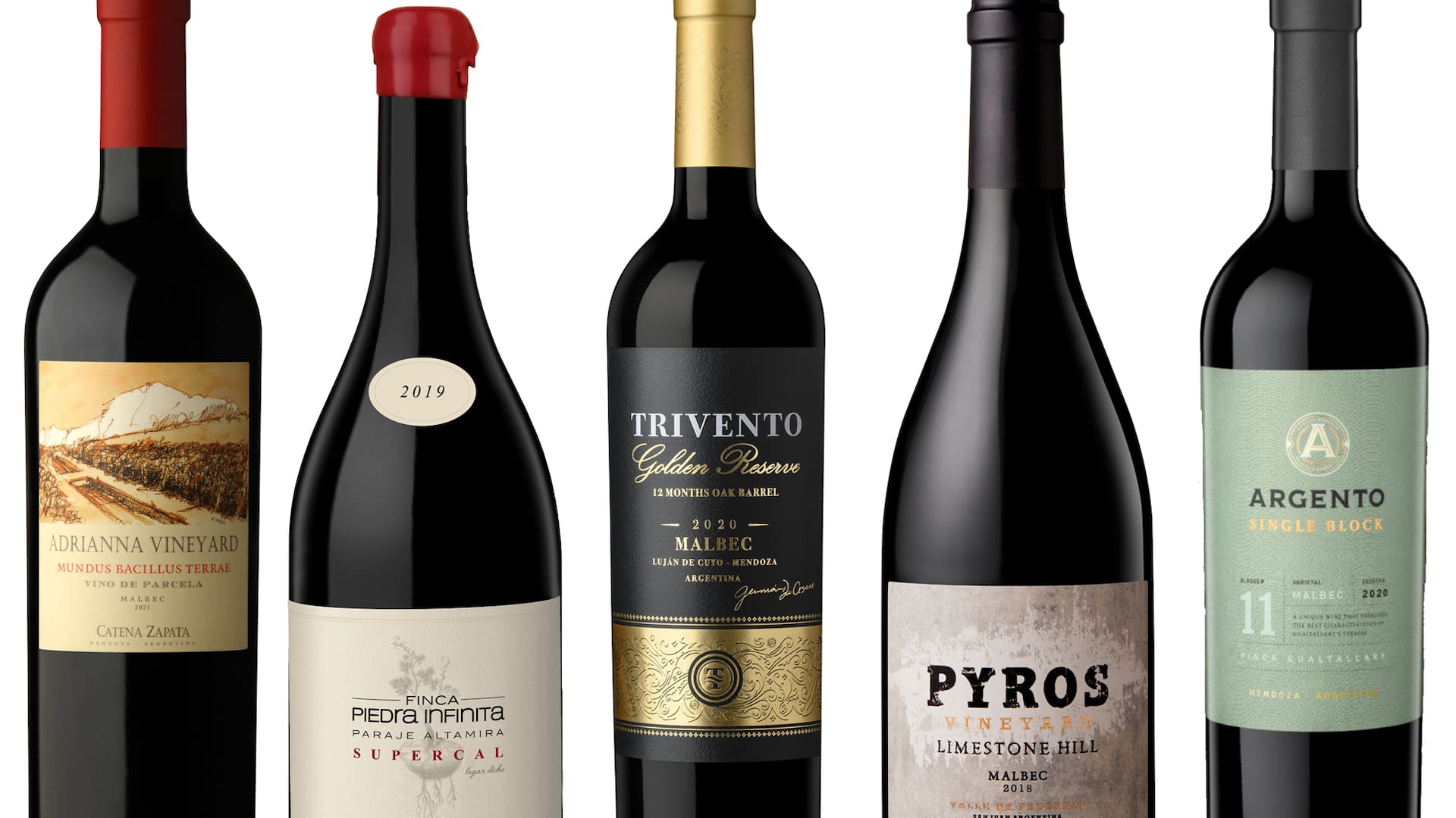 Cinco Malbec con altísimos puntajes y premios internacionales