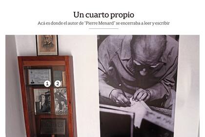 Cinco objetos borgeanos: ficha municipal, revista Sur, el cuento "Pierre Menard", la estilográfica y una traducción de Borges