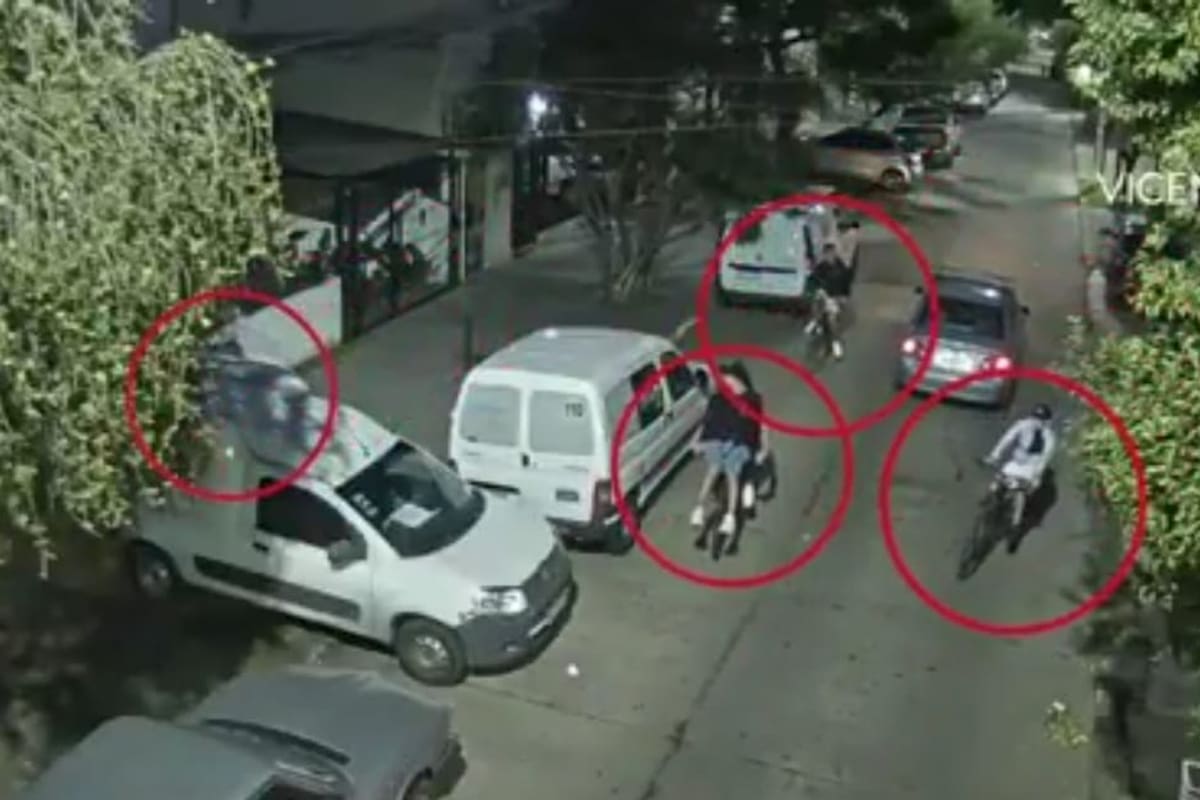 Cinco sospechosos en bicicleta fueron detenidos en Carapachay