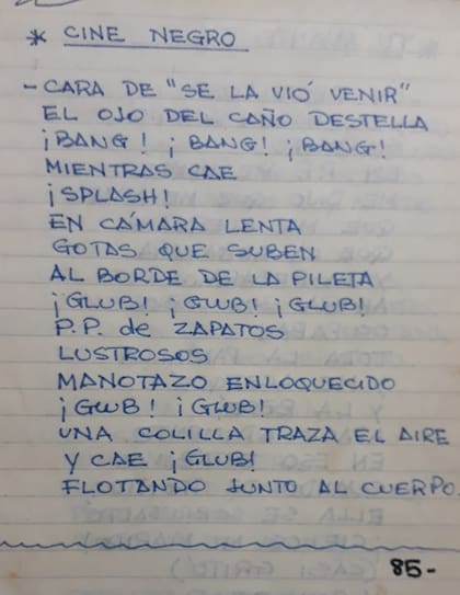 Cine Negro está inspiradas en la obra del escritor Raymond Chandler y fue seleccionada por Gustavo Cerati como el mejor tema en el programa El Submarino Amarillo