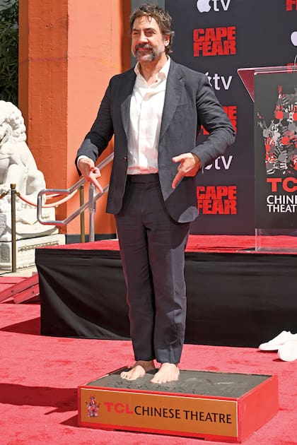 Javier Bardem es el primer español en estampar sus huellas en Hollywood