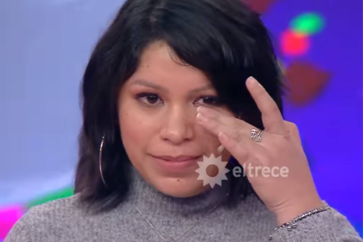 Cinthia está embarazada de siete meses y medio y ganó los 3 millones en Los 8 escalones (Foto: Captura eltrece)