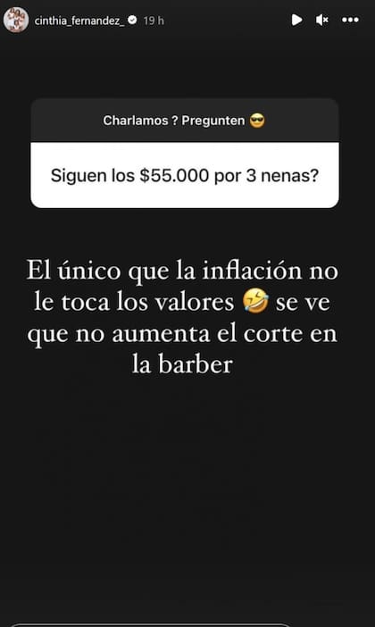 Cinthia Fernández arremetió contra su ex, Matías Defederico (Foto: captura Instagram/@cinthia_fernandez_)