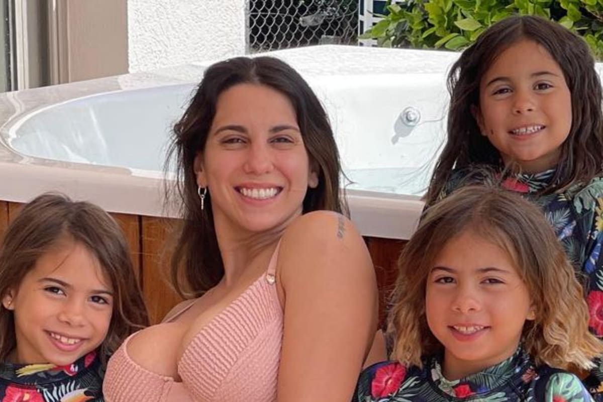 Cinthia Fernández compartió una foto de su hija menor y recibió duras críticas