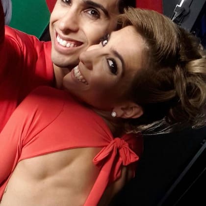 Cinthia Fernández junto a Gabo Usandivaras (Foto: Instagram/@cinthia_fernandez)