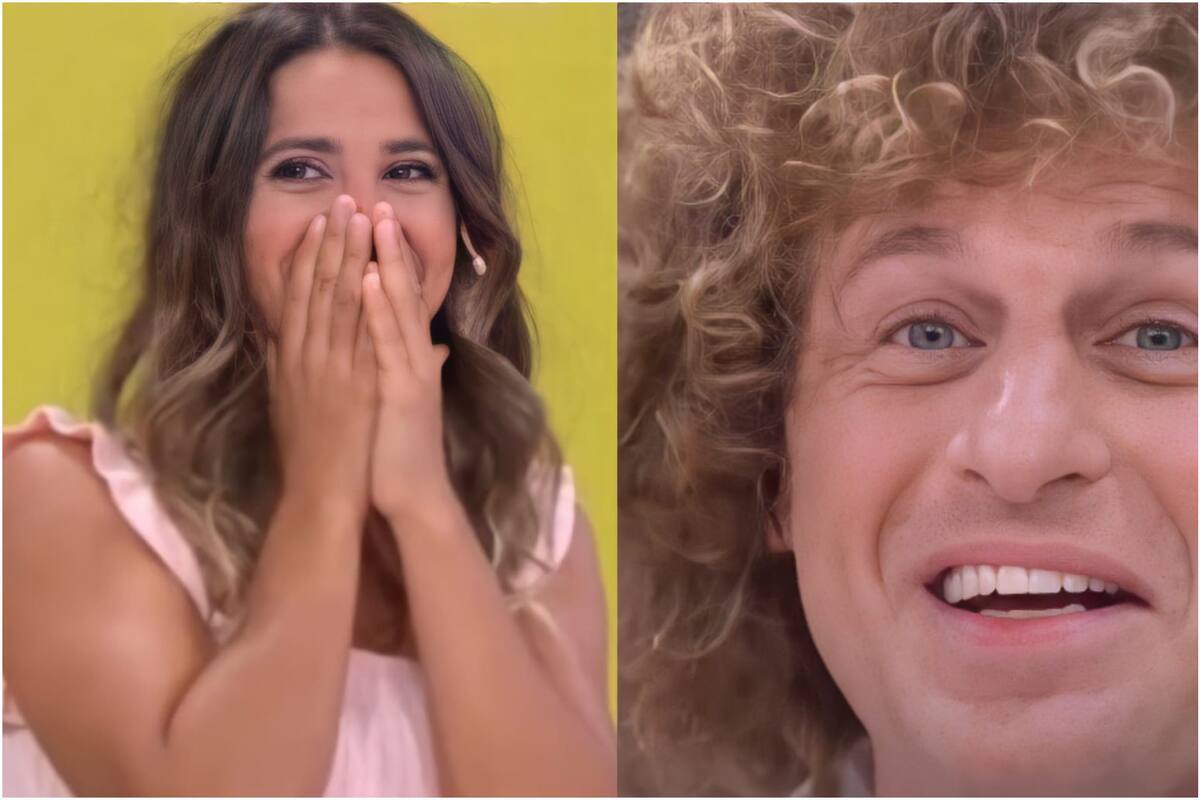 Cinthia Fernández le revisó la cabeza a Rulo Schijman en vivo