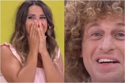 Cinthia Fernández le revisó la cabeza a Rulo Schijman en vivo