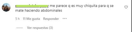Cinthia Fernández recibió una lluvia de críticas tras subir una foto de su hija menor