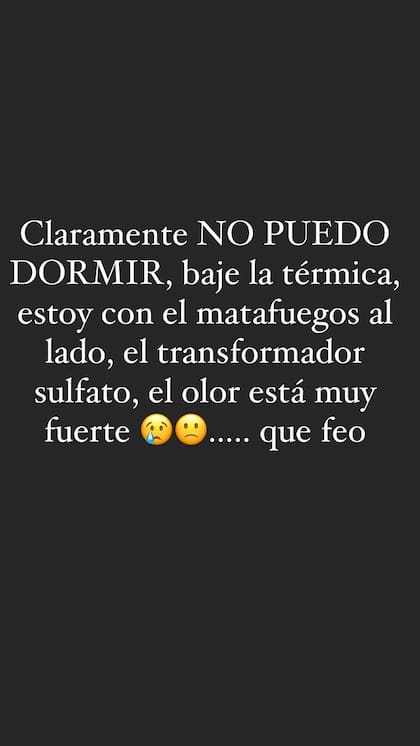 Cinthia Fernández reveló la determinación que tomó tras sentir olor a quemado en la habitación de sus hijas