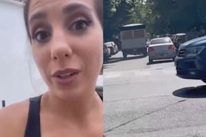Cinthia Fernández sufrió un choque en su coche a la salida del canal y lo contó en las redes sociales
