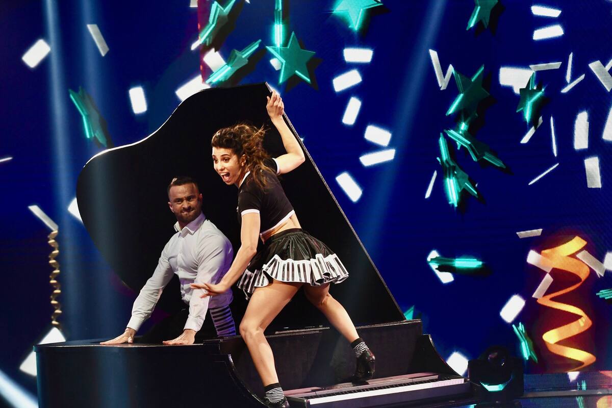 Cinthia Fernández y Martín Baclini