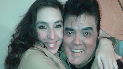 Cintia junto a su papá Pocho La Pantera
