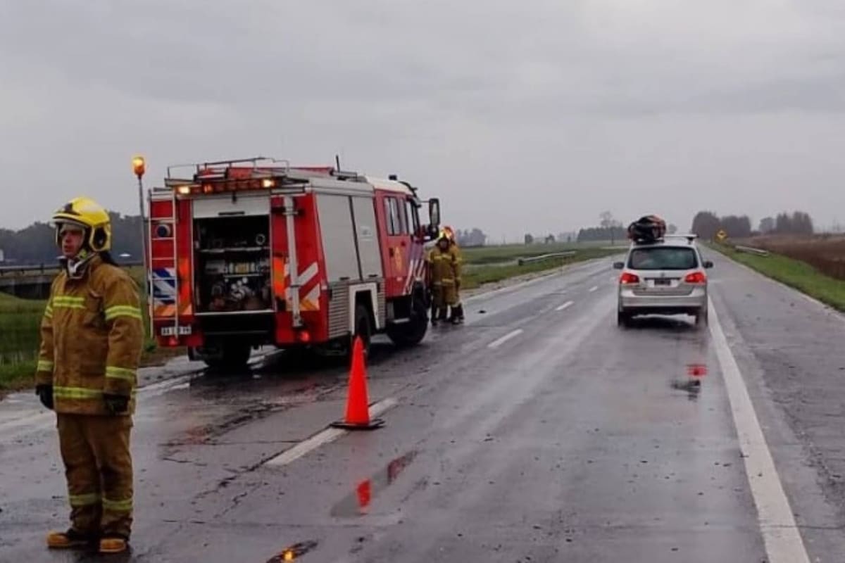 Circulaba a contramano por la Autovía 2, chocó contra un auto y murió.