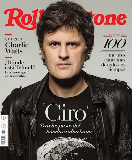 Ciro en la tapa del número de octubre de Rolling Stone, que llega a los kioscos de diarios y revistas en la próxima semana