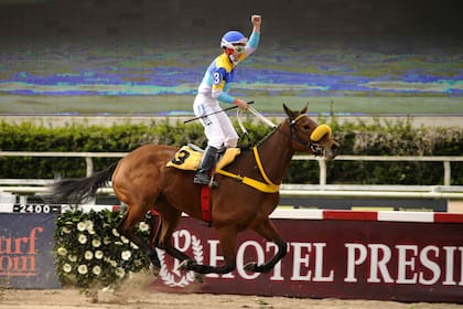 Cita di Río y Martín Valle se quedaron con el Distaff, en Palermo