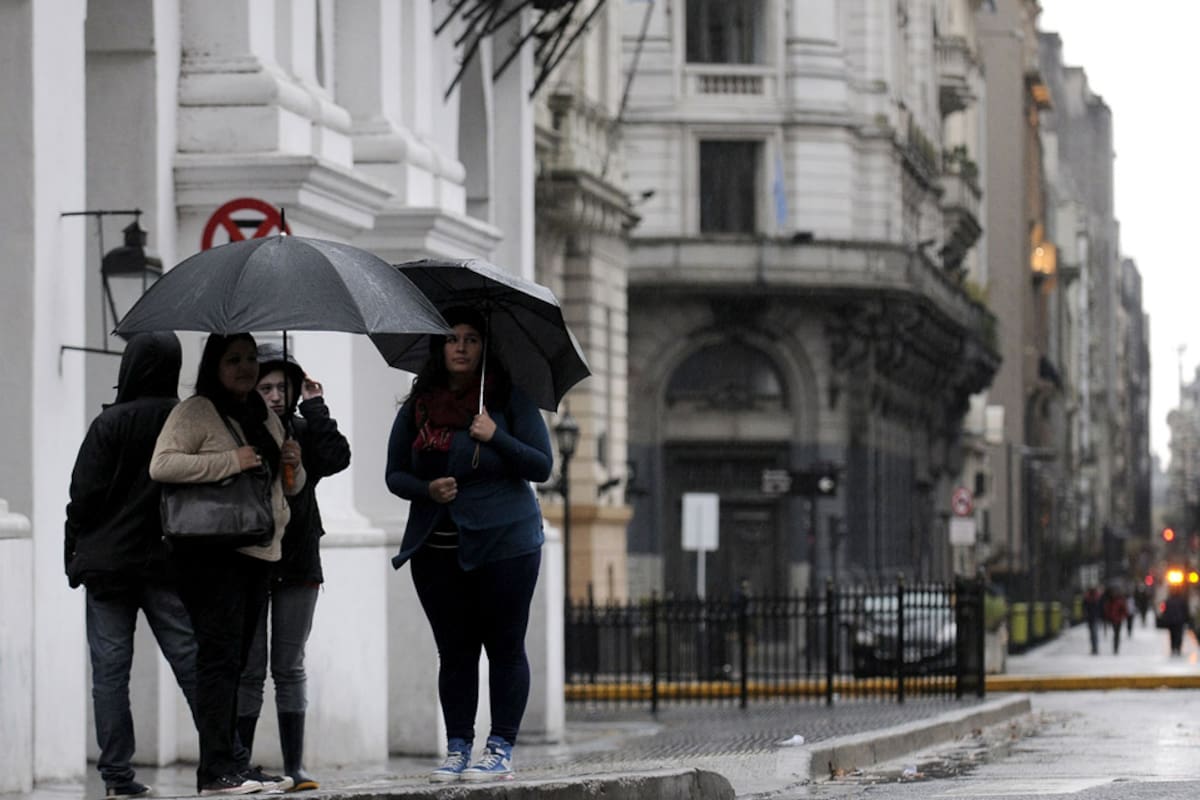 Ciudad Buenos Aires lluvia tormenta alerta meteorológica meteorológico Servicio agua precipitaciones