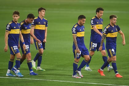 Ciudad de Buenos Aires: Boca Juniors perdio 1 a 0 con Talleres de Córdoba en la Bombonera, en un partido correspondiente a la Copa Liga Profesional 2020.