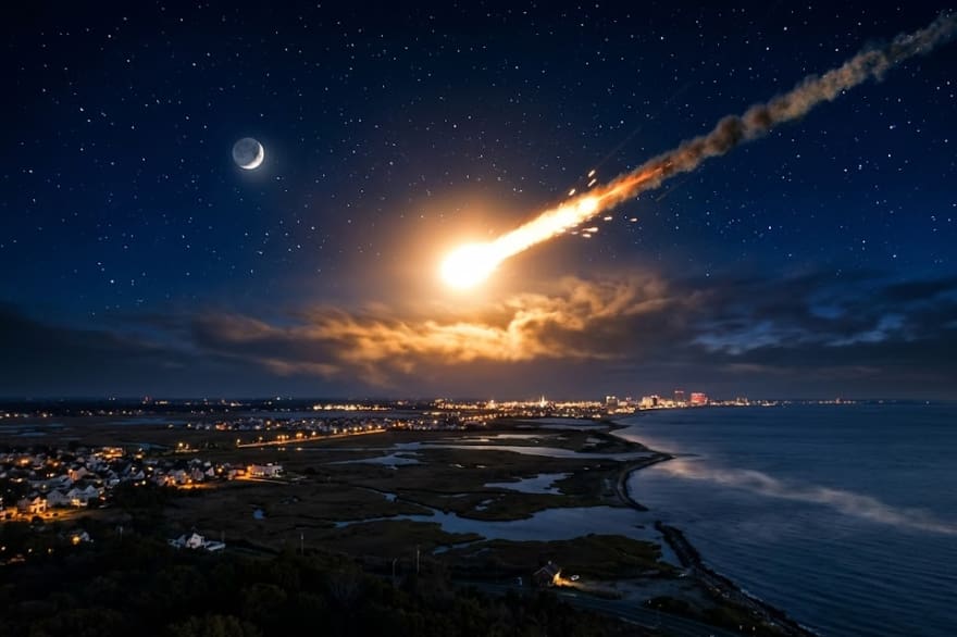 Un meteoro explota sobre Estados Unidos con una potencia equivalente a 300 toneladas de TNT Un meteoro explota sobre Estados Unidos con una potencia equivalente a 300 toneladas de TNT