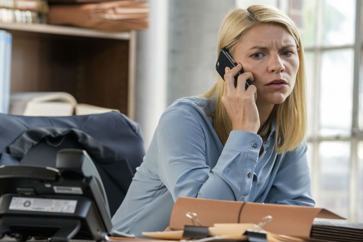 Claire Danes en la piel de la infatigable Carrie Mathison