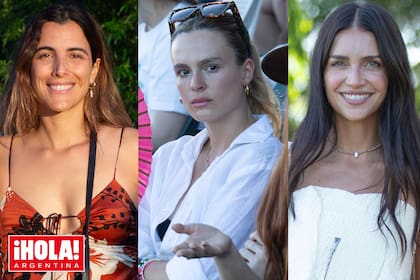 Clara Ferraiuelo,Chule Von Wernich y Zaira Nara sufrieron en palenques mientras alentaban, respectivamente, a Hilario Ulloa, Bartolomé Castagnola y Facundo Pieres.