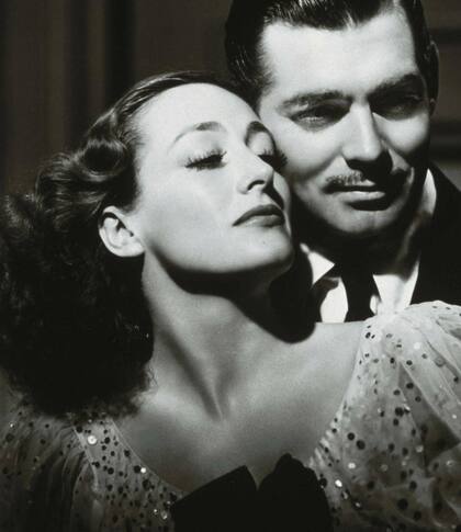Clark Gable fue una de las parejas de ficción de Joan Crawford