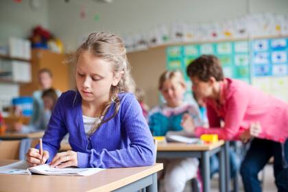 Clases en una escuela de Estocolmo