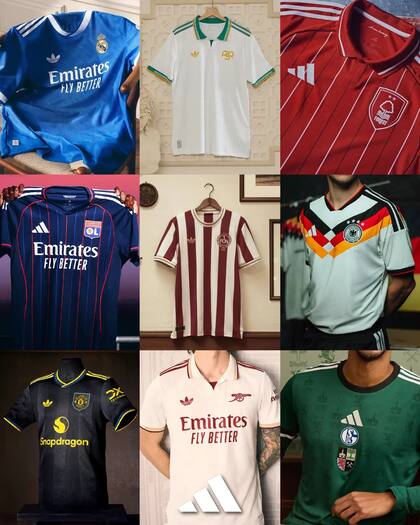Classic Football Shirts cuenta con camisetas de todo tipo, ideal para aficionados o coleccionistas (Instagram/@classicfootballshirts)