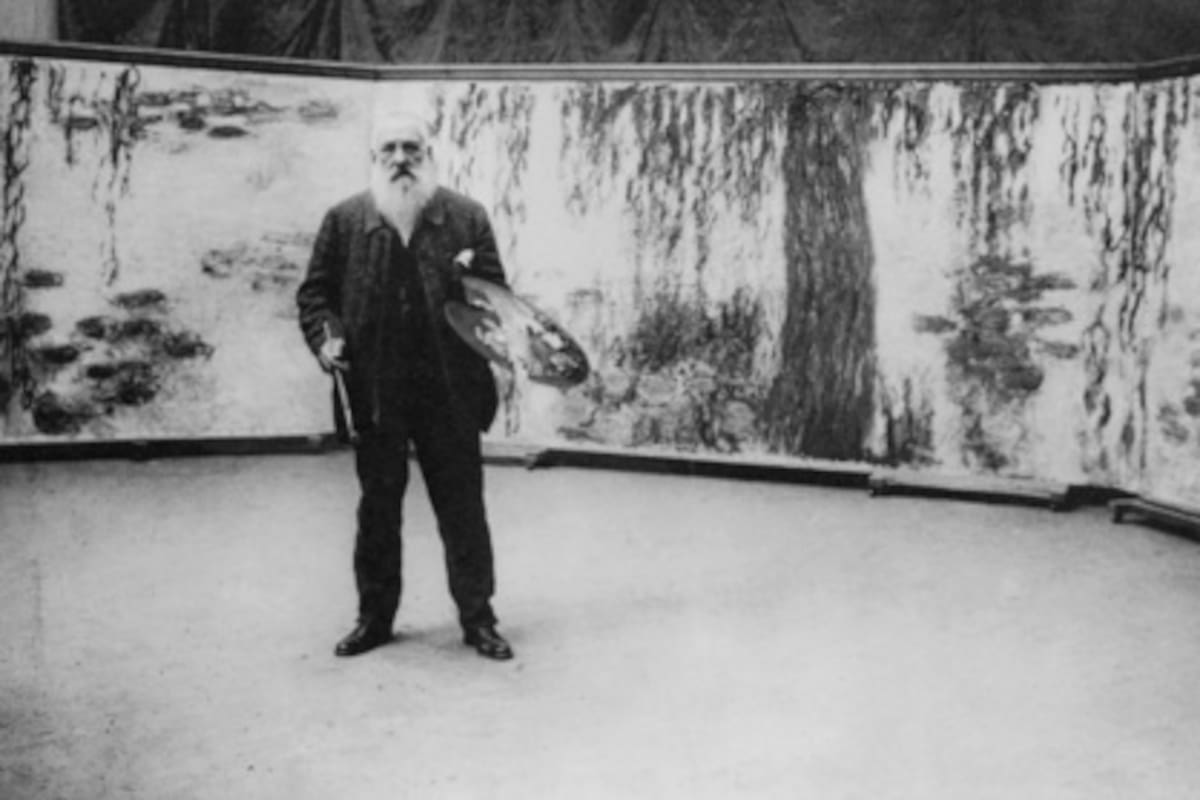 Claude Monet con sus Nenúfares