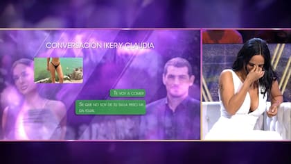 Claudia Bavel muestra las evidencias de su contacto con Iker