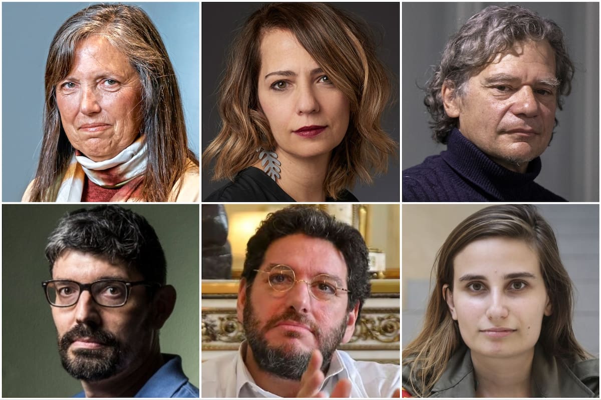 Claudia Piñeiro, Alexandra Kohan, Roberto Gargarella, Pablo Stefanoni, Pablo Avelluto y Tamara Tenenbaum