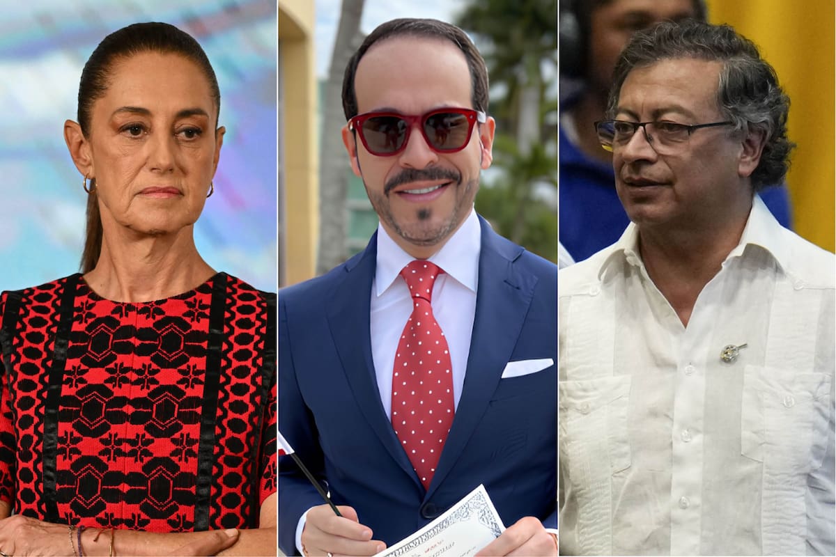 Claudia Sheinbaum, Abelardo de la Espriella y Gustavo Petro