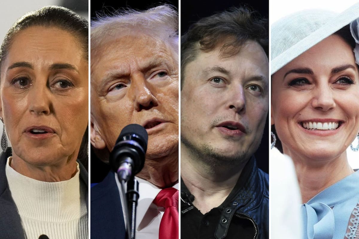 Claudia Sheinbaum, Donald Trump, Elon Musk y Kate Middleton son algunos de los que integran la lista de finalistas