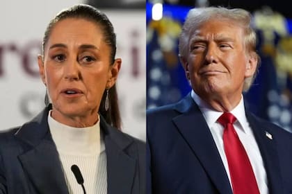 Claudia Sheinbaum y Donald Trump, presidentes de México y Estados Unidos respectivamente