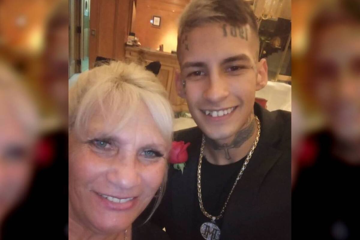 Claudia Valenzuela subió una imagen de L-Gante en edad escolar y sorprendió y enterneció a todos