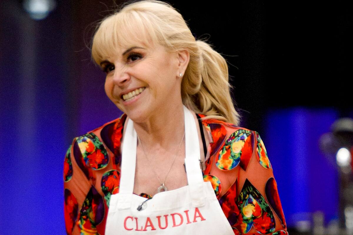 Claudia Villafañe, anoche, en MasterChef Celebrity