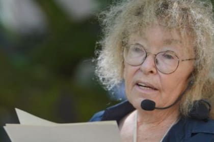 Claudine Haroche en una de las charlas del Hay Festival