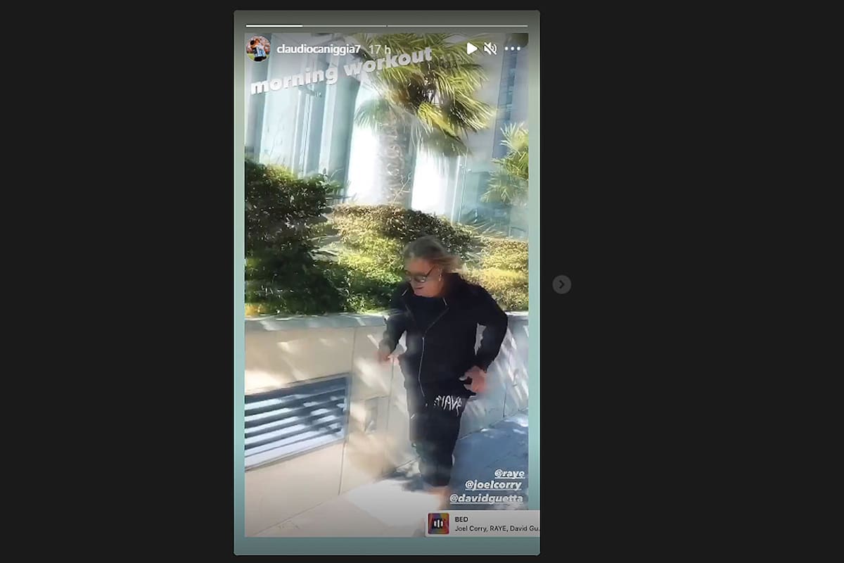 Claudio Caniggia mantiene su forma física entrenando por su cuenta, a nueve años de su última experiencia como profesional