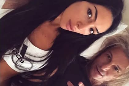 Claudio Caniggia y su novia