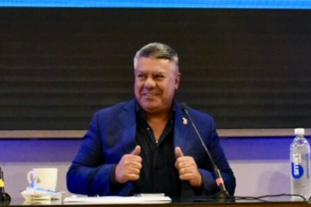 Claudio Chiqui Tapia, el presidente de la AFA
