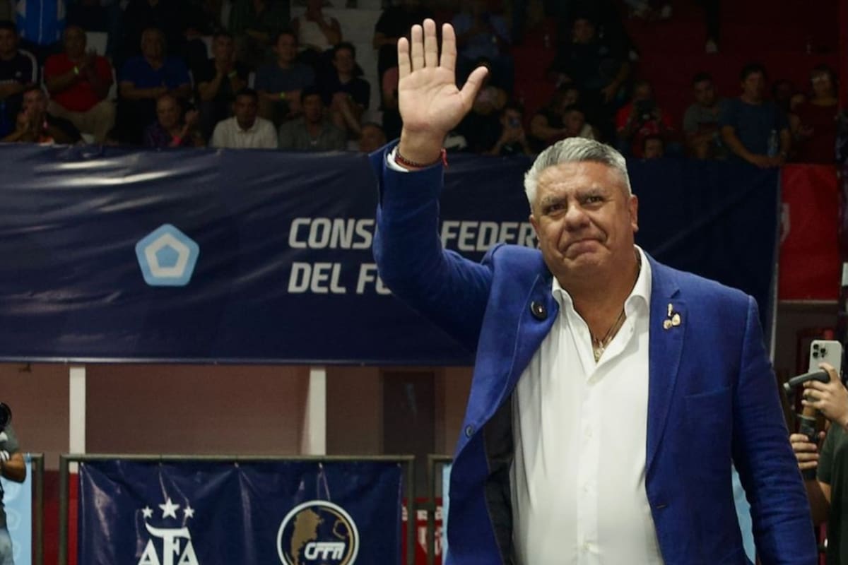 Claudio "Chiqui" Tapia, en Córdoba, durante un encuentro de dirigentes del Consejo Federal