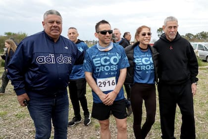 Claudio "Chiqui" Tapia, Nahuel Gallo, Magdalena Sierra y Jorge Ferraresi