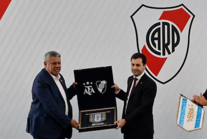 Claudio Chiqui Tapia y Stefano Di Carlo: la relación de la AFA con River está cortada