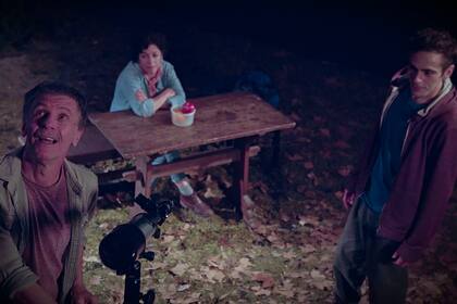 Claudio Da Passano, Guido Botto Fiora y Mónica Raiola en La materia oscura