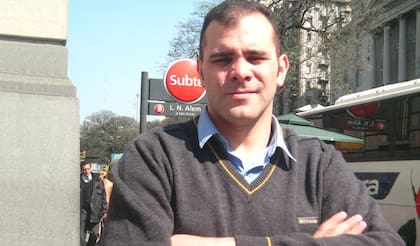 secretario de la Asociación Gremial de Trabajadores del Subte y Premetro (AGTSyP), Claudio Dellecarbonara.