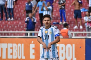 Claudio Echeverri es el goleador de la selección argentina en el Sudamericano Sub 17 y la gran figura del torneo