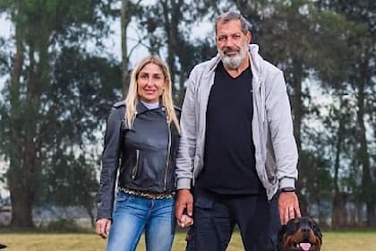 Claudio "El Mono" Minnicelli junto a la exsecretaria del camarista Ordoqui