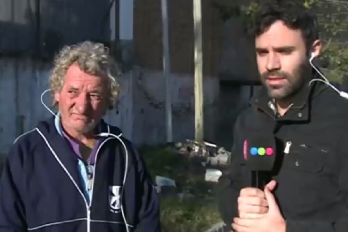 Claudio, el tío del jugador que fue encontrado muerto, habló en A la Barbarossa (Foto: Captura Telefe)